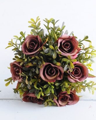 Artificial Flower 7*7*24CM Rose Bush*15 GS-06919103-R2
