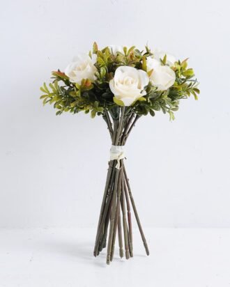 Artificial Flower 7*7*24CM Rose Bush*15 GS-06919103-W1