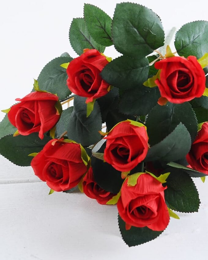 Artificial Flower 30*30*40CM Rose Bush*9 GS-06919102-R1