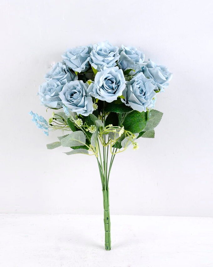 Artificial Flower 24*38CM Rose Bush*9 GS-47919016