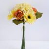 Artificial Flower 26*34CM Rose&Mum&Hydrangea Bouquet*7 GS-16819034-Y1