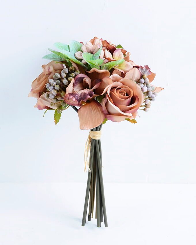 Artificial Flower 19*28CM Rose&Orchid Bouquet*9 GS-16819036-K1