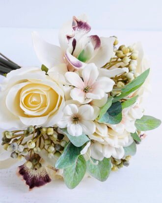 Artificial Flower 19*28CM Rose&Orchid Bouquet*9 GS-16819036-W1