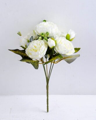 Artificial Flower 21*16*29CM Rose bush*5 GS-51819013-W1