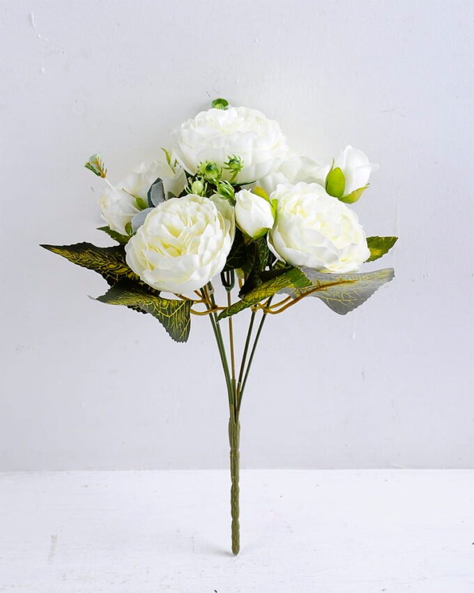 Artificial Flower 21*16*29CM Rose bush*5 GS-51819013-W1