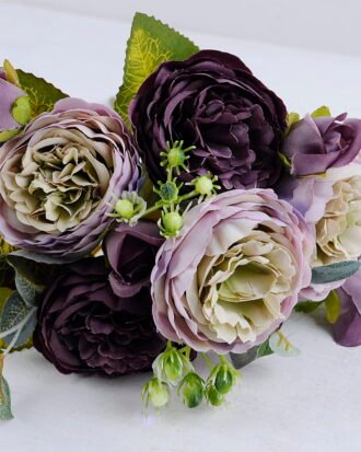 Artificial Flower 21*16*29CM Rose bush*5 GS-51819013-Z1
