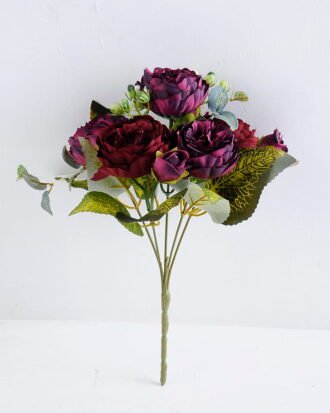 Artificial Flower 21*16*29CM Rose bush*5 GS-51819013