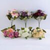 Artificial Flower 21*16*29CM Rose bush*5 GS-51819013