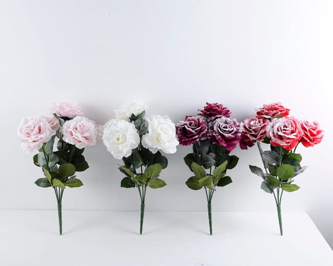 Artificial Flower 30*47CM Rose bush*5 GS-57519005CONTI