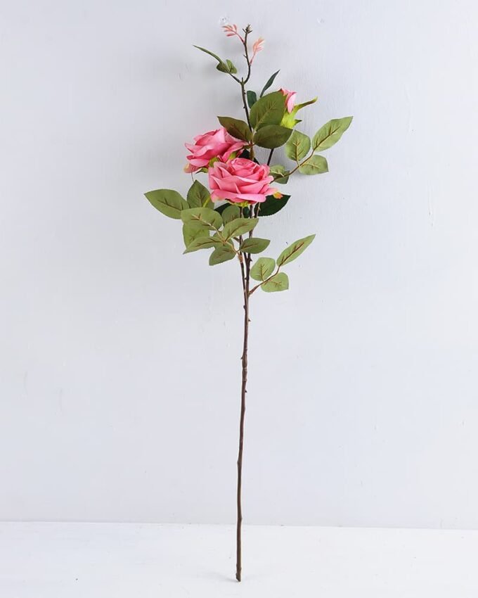 Artificial Flower 30*27*77CM SINGEL ROSE BUSH*3 GS-06919101