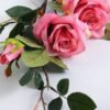 Artificial Flower 30*27*77CM SINGEL ROSE BUSH*3 GS-06919101