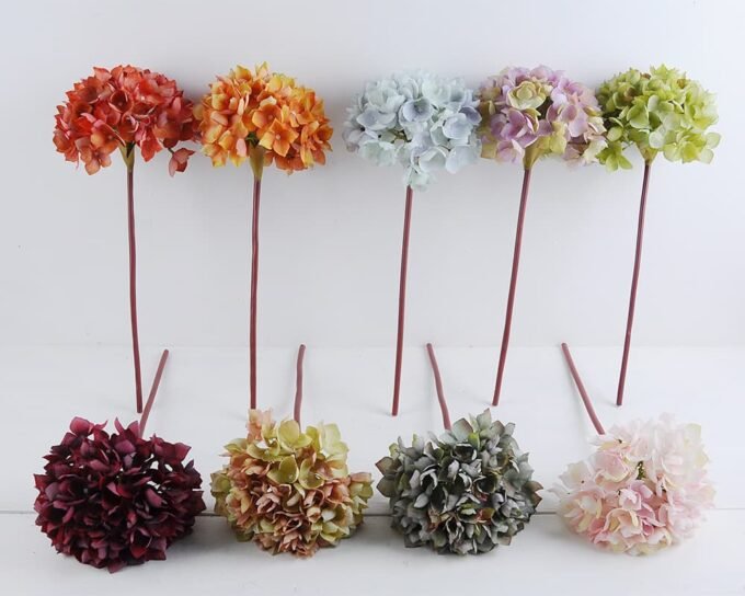 Artificial Flower Single Hydrange GS-28219023-B1