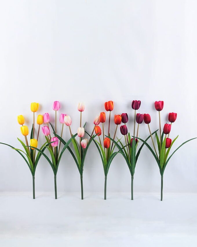 Artificial Flower 28*49cm Tulip Spray*5 GS-12819015