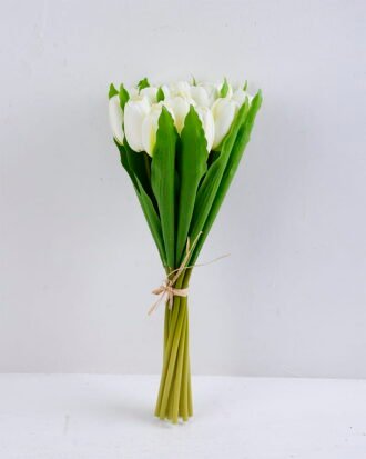 Artificial Flower 14*40cm Tulip bouquet*12 GS-12819017-W1
