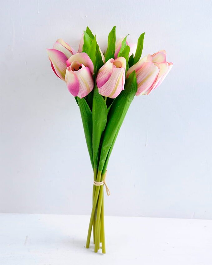 Artificial Flower 14*32cm Tulip bouquet*7 GS-12819018-P1