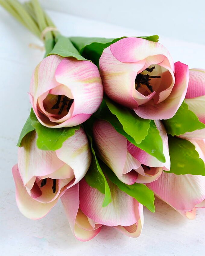 Artificial Flower 14*32cm Tulip bouquet*7 GS-12819018-P1