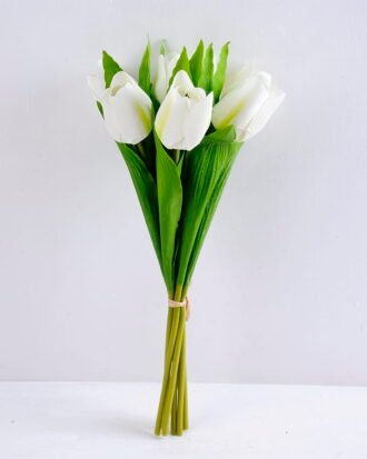 Artificial Flower 14*32cm Tulip bouquet*7 GS-12819018-W1