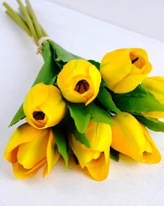Artificial Flower 14*32cm Tulip bouquet*7 GS-12819018-Y1