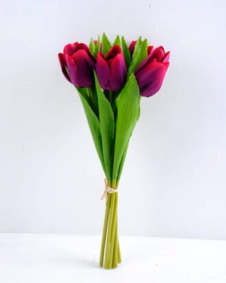 Artificial Flower 14*32cm Tulip bouquet*7 GS-12819018-Z1