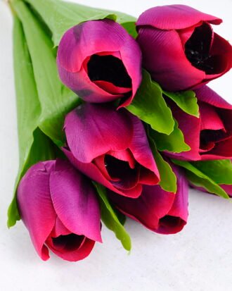 Artificial Flower 14*32cm Tulip bouquet*7 GS-12819018-Z1