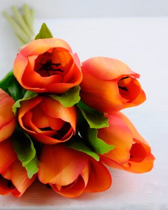 Artificial Flower 14*32cm Tulip bouquet*7 GS-12819018
