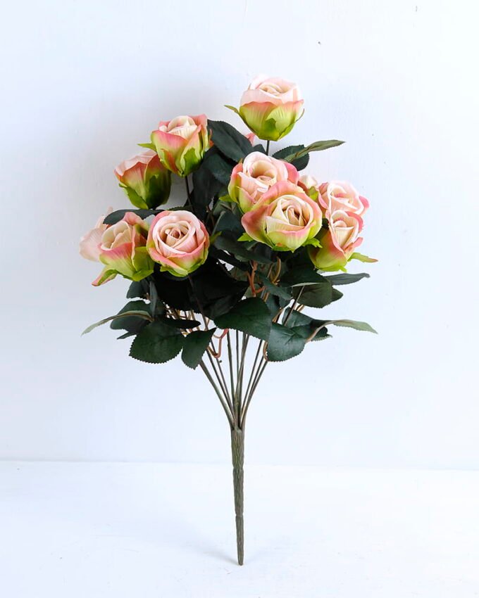 Artificial Flower W56 H46cm Rose bush*12 GS-0690388-P1
