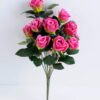 Artificial Flower W56 H46cm Rose bush*12 GS-0690388-R2