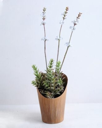 Artificial Flower 11*8.5*29cm Wild flowers in paper pot GS-30319108