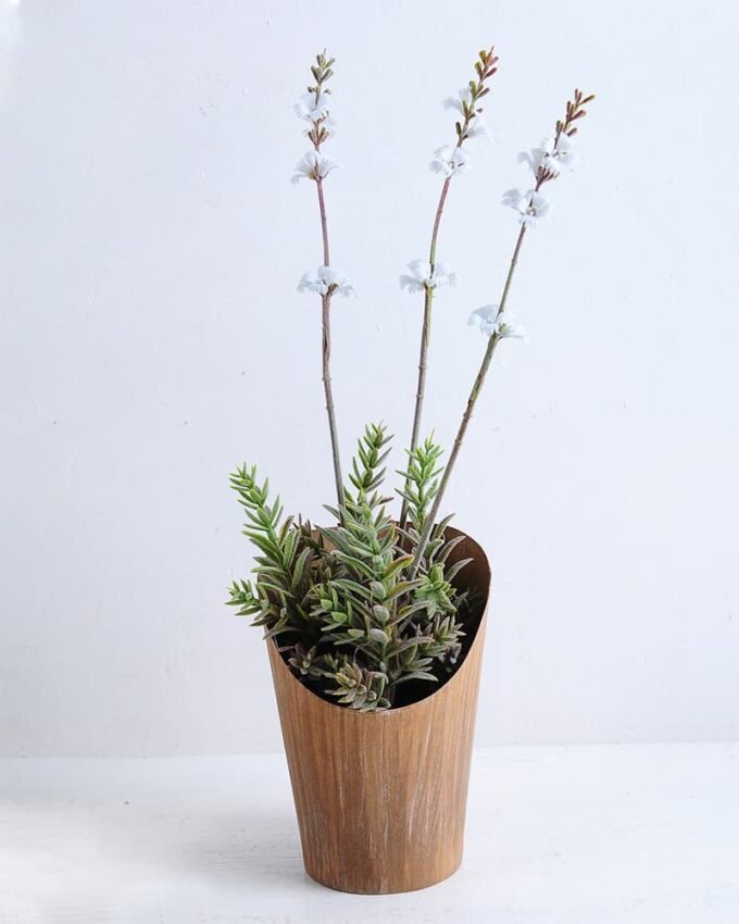 Artificial Flower 11*8.5*29cm Wild flowers in paper pot GS-30319108