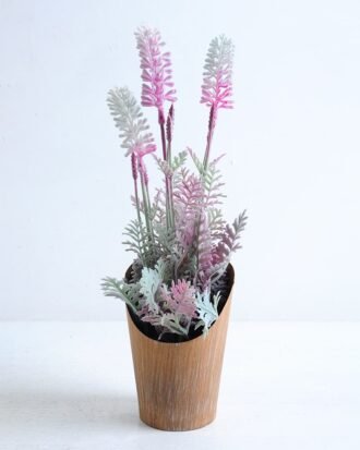 Artificial Flower 11*8.5*29cm Wild flowers in paper pot GS-30319108