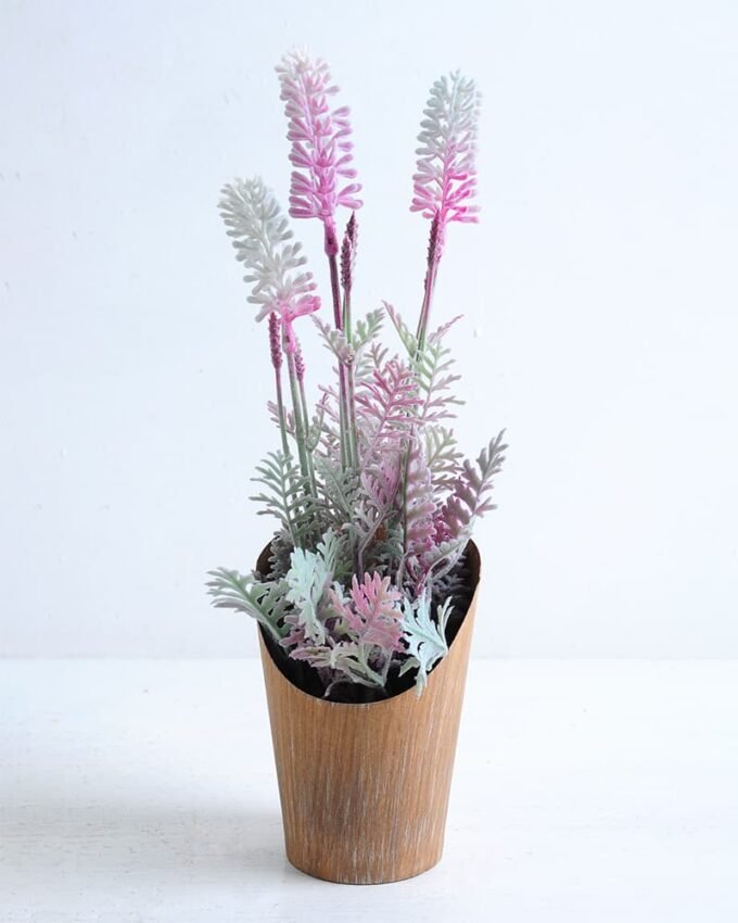 Artificial Flower 11*8.5*29cm Wild flowers in paper pot GS-30319108