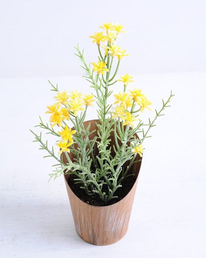 Artificial Flower 12*10*23cm Wild flowers in paper pot GS-30319112