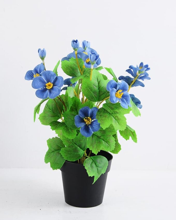 Artificial Flower 23*23*30cm Wild flowers in plastic pot GS-03319329-B1