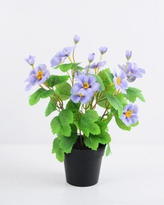 Artificial Flower 23*23*30cm Wild flowers in plastic pot GS-03319329-B1