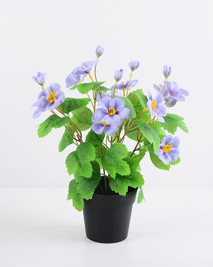 Artificial Flower 23*23*30cm Wild flowers in plastic pot GS-03319329-B1