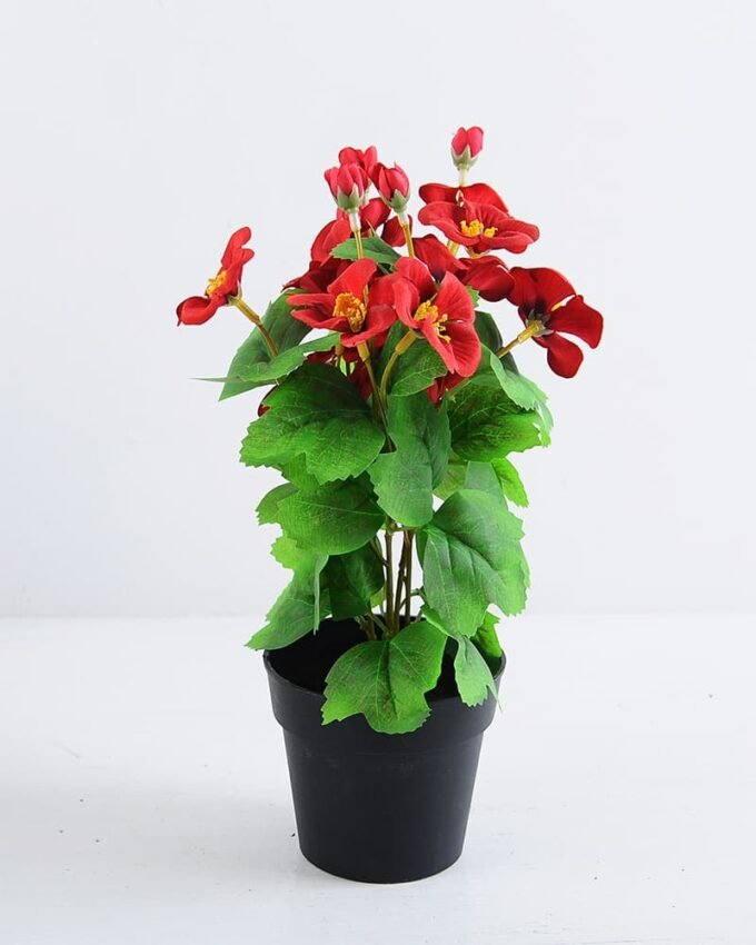 Artificial Flower 23*23*30cm Wild flowers in plastic pot GS-03319329-P1