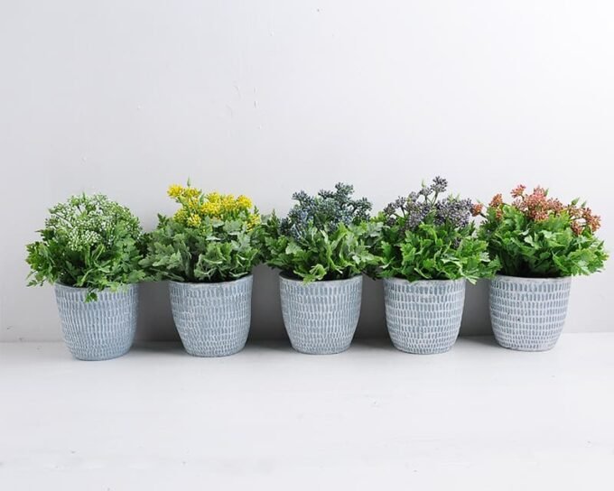 Artificial Flower 21*21*22.5cm Wild fruit in Paper pot GS-03319337