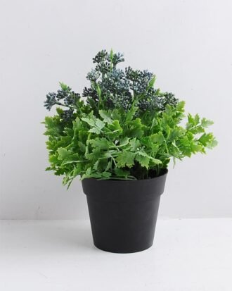 Artificial Flower 20*20*21.5cm Wild plants in plastic pot GS-03319350