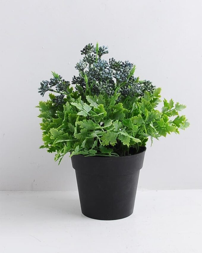 Artificial Flower 20*20*21.5cm Wild plants in plastic pot GS-03319350