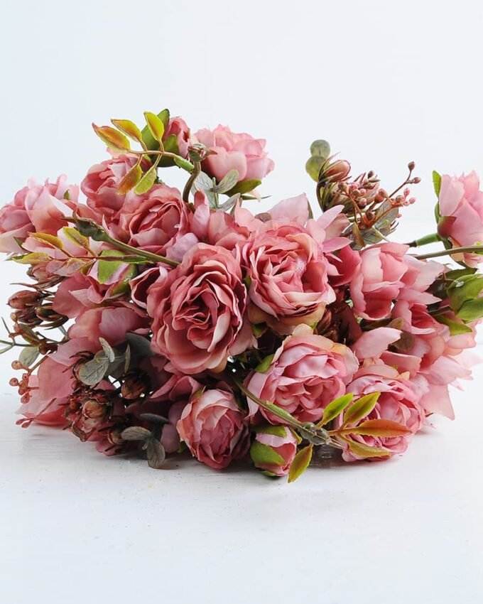 Artificial Flower 20*34cm mini rose bouquet GS-28219027-P1