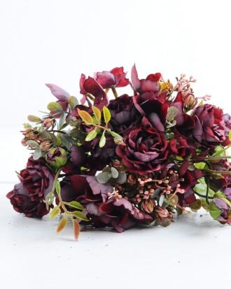 Artificial Flower 20*34cm mini rose bouquet GS-28219027-R1