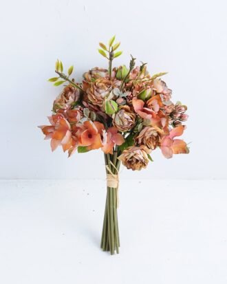 Artificial Flower 20*34cm mini rose bouquet GS-28219027-Y1