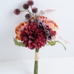 Artificial Flower 20*37cm rose and dahlia bouquet GS-28219024-O1