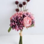 Artificial Flower 20*37cm rose and dahlia bouquet GS-28219024-P1