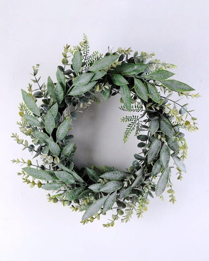 Artificial Plant D:46*H11CM Eucalypus Wreath GS-56919093