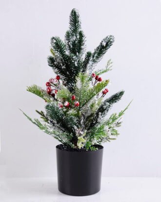 Artificial Plant 35*25*48cm Christmas tree in the plastic pot GS-13519002