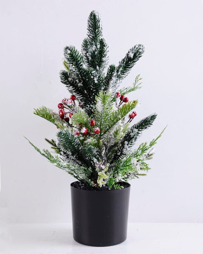 Artificial Plant 35*25*48cm Christmas tree in the plastic pot GS-13519002 1 Artificial Plant 35*25*48cm Christmas tree in the plastic pot GS-13519002