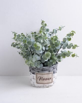 Artificial Plant 30*30*30cm Eucalyptus in Basket GS-03319354