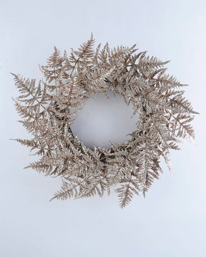 Artificial Plant 57*57*9CM Fern Wreath GS-56919004