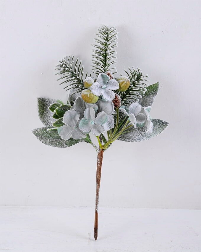 Artificial Plant 18*29CM Hydrangea & Pine Needle Spray GS-56919095